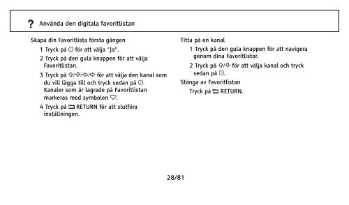 Sony KDL-37EX402 - KDL-37EX402 Istruzioni per l'uso Svedese