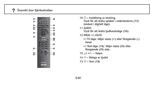 Sony KDL-37EX402 - KDL-37EX402 Istruzioni per l'uso Svedese