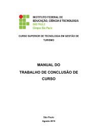 MANUAL DO TRABALHO DE CONCLUSÃO DE CURSO