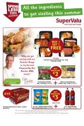 Spend less with this Summer - SuperValu