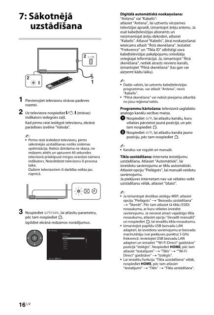 Sony KDL-55HX750 - KDL-55HX750 Istruzioni per l'uso Lettone