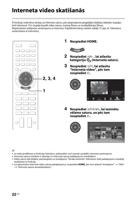 Sony KDL-55HX750 - KDL-55HX750 Istruzioni per l'uso Lettone