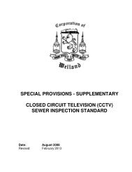 CLOSED CIRCUIT TELEVISION (CCTV) SEWER INSPECTION STANDARD