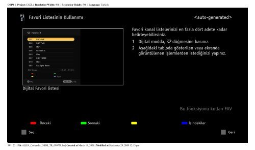 Sony KDL-40W5840 - KDL-40W5840 Istruzioni per l'uso Turco