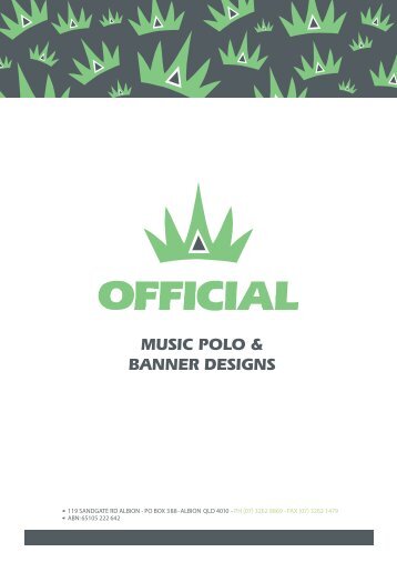 MUSIC POLO AND BANNERS