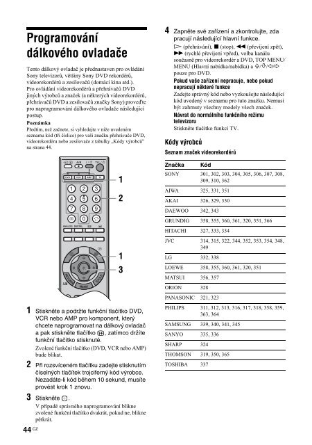 Sony KDL-52X2000 - KDL-52X2000 Istruzioni per l'uso Ceco