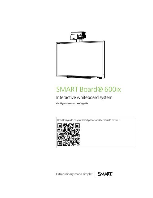 SMART Board 600ix interactive whiteboard system configuration and