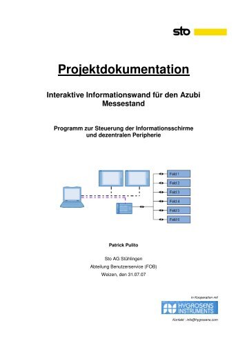 Projektdokumentation Interaktive Informationswand für den Azubi ...