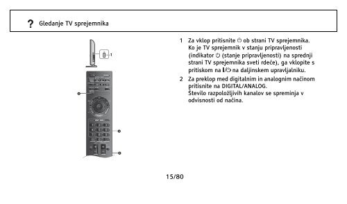 Sony KDL-32NX500 - KDL-32NX500 Istruzioni per l'uso Sloveno