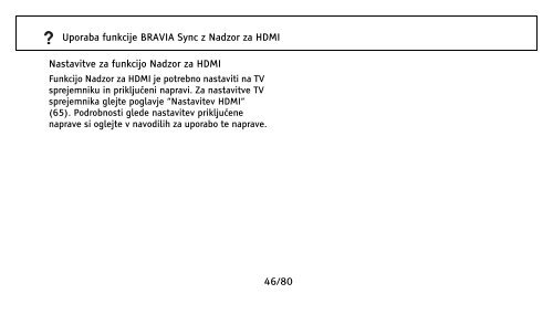 Sony KDL-32NX500 - KDL-32NX500 Istruzioni per l'uso Sloveno