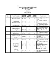 Nastavni plan