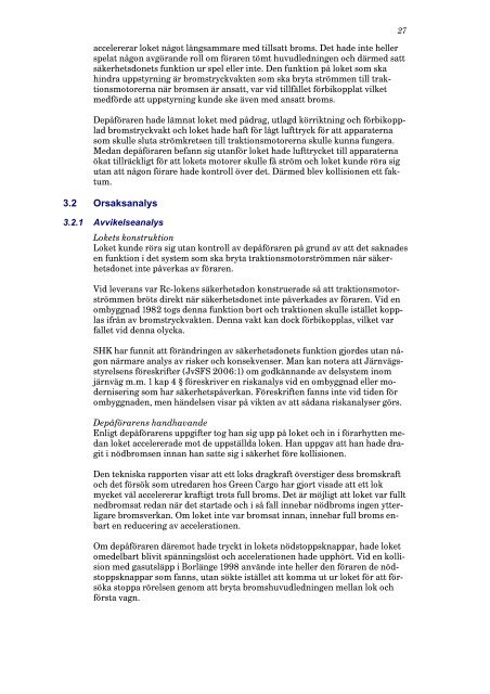 Rapport RJ 2009:02 - Statens Haverikommission