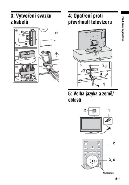 Sony KDL-20S4000 - KDL-20S4000 Istruzioni per l'uso Ceco