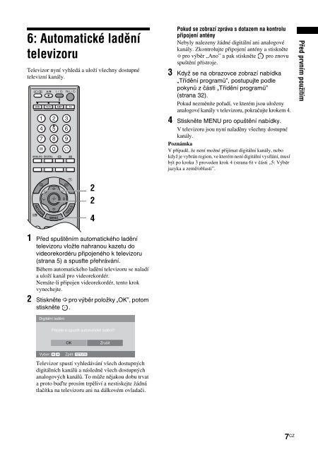 Sony KDL-46X2000 - KDL-46X2000 Istruzioni per l'uso Ceco