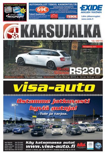 Kaasujalka 12/2015 Varsinais-Suomi