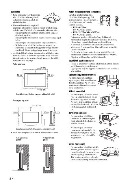 Sony KDL-26P2520 - KDL-26P2520 Istruzioni per l'uso Ungherese