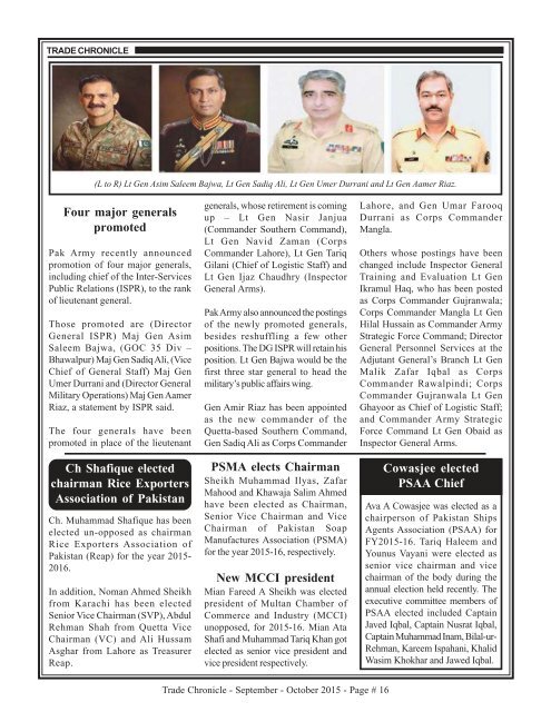 Trade Chronicle Sep-Oct 2015