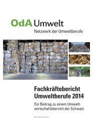 Fachkräftebericht Umweltberufe 2014