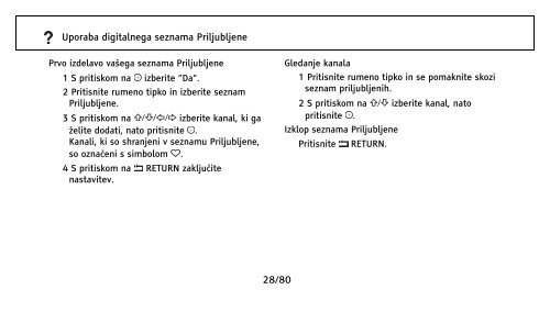 Sony KDL-26EX301 - KDL-26EX301 Istruzioni per l'uso Sloveno