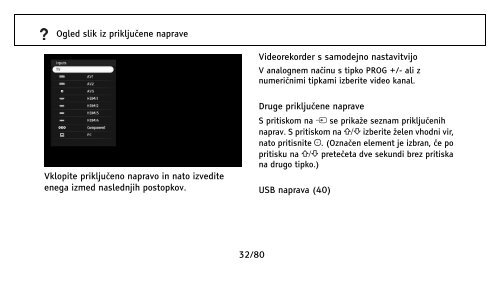 Sony KDL-26EX301 - KDL-26EX301 Istruzioni per l'uso Sloveno