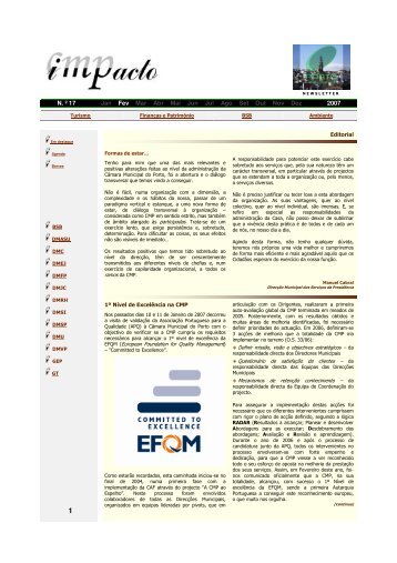 Newsletter CMP - Impacto | Fevereiro 2007 - Câmara Municipal do ...