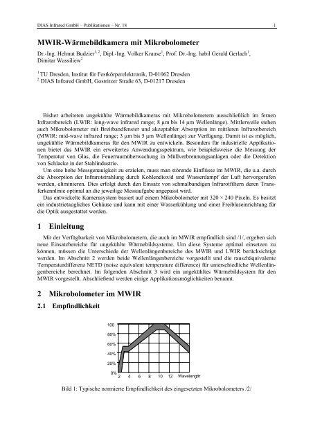 MWIR-Wärmebildkamera mit Mikrobolometer - DIAS Infrared GmbH