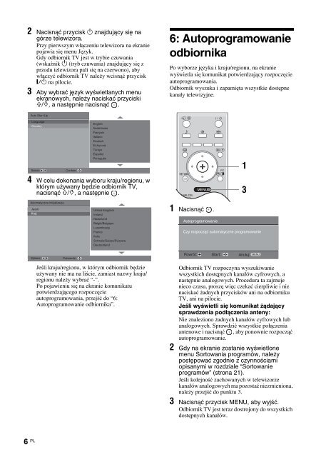 Sony KDL-32P2530 - KDL-32P2530 Istruzioni per l'uso Polacco