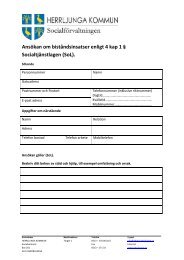 Ansökan om biståndsinsatser enligt 4 kap 1 § Socialtjänstlagen (SoL)