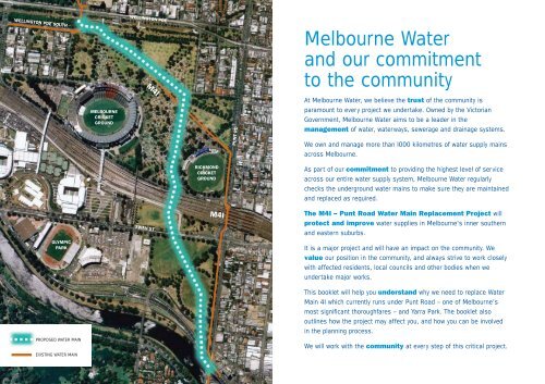 M41 Punt Road Water Main Replacement Project - Melbourne Water