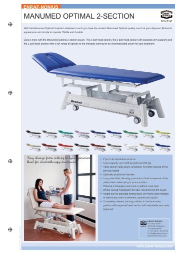 MANUMED OPTIMAL 2-SECTION - Physiotherapie