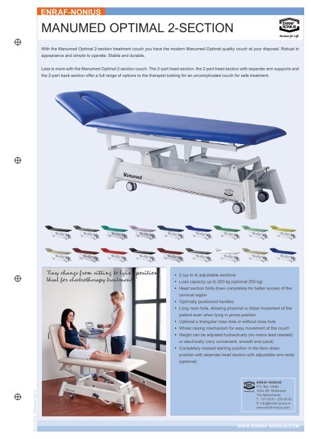 MANUMED OPTIMAL 2-SECTION - Physiotherapie