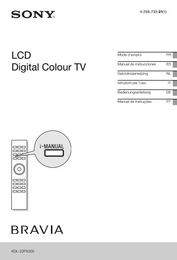 Sony KDL-22PX300 - KDL-22PX300 Istruzioni per l'uso Tedesco