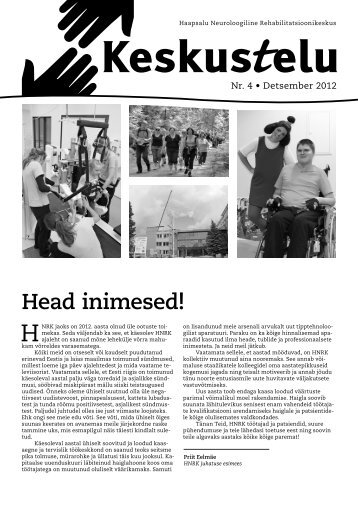 HNRK ajaleht nr 4 (detsember 2012)