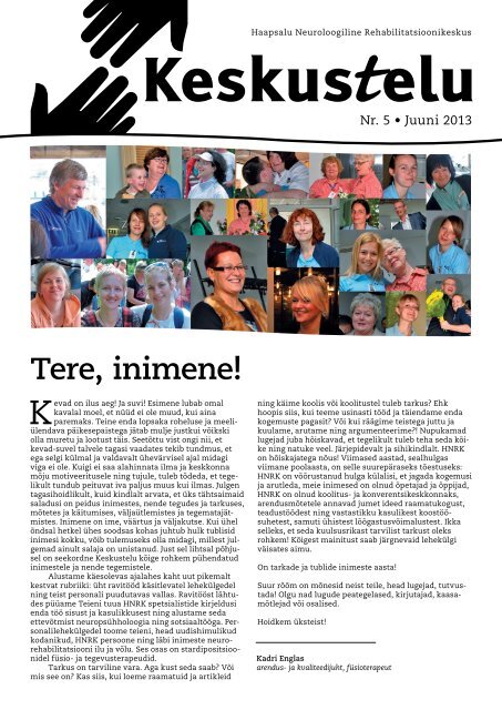 HNRK ajaleht nr 5 (juuni 2013)