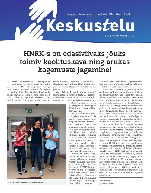 HNRK ajaleht nr 8 (oktoober 2014)