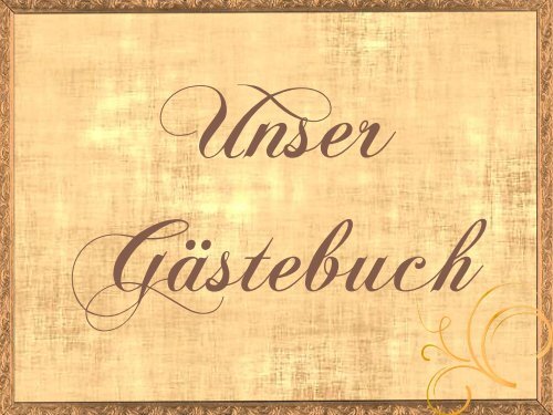 Gästebuch