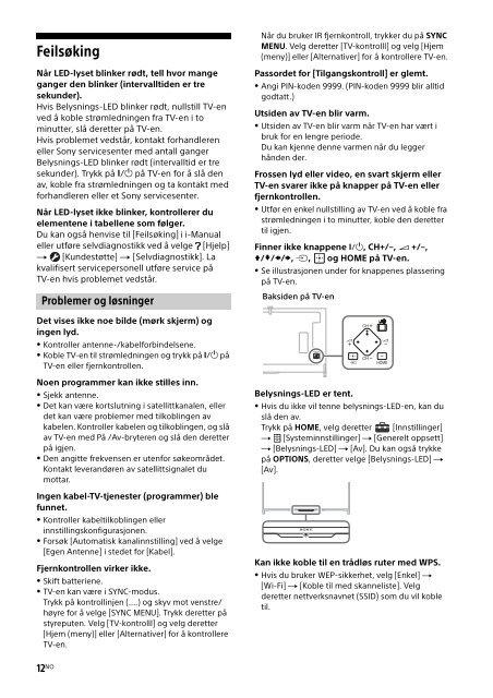 Sony KD-55X8505B - KD-55X8505B Guida di riferimento Danese