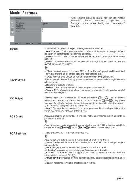 Sony KDL-26S3000 - KDL-26S3000 Istruzioni per l'uso Rumeno