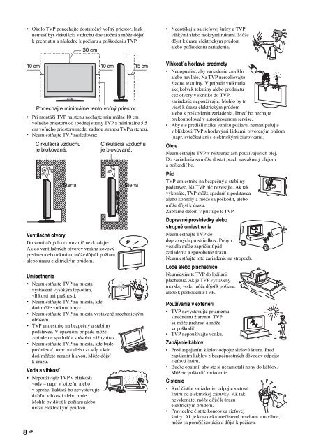 Sony KDL-32S2000 - KDL-32S2000 Istruzioni per l'uso Slovacco