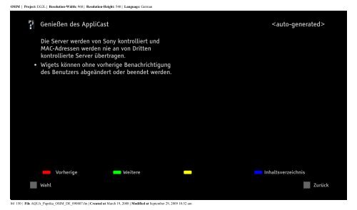 Sony KDL-40Z5800 - KDL-40Z5800 Istruzioni per l'uso Tedesco