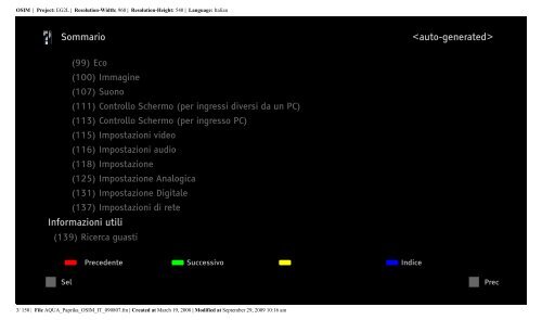 Sony KDL-40Z5800 - KDL-40Z5800 Istruzioni per l'uso Italiano