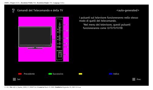 Sony KDL-40Z5800 - KDL-40Z5800 Istruzioni per l'uso Italiano