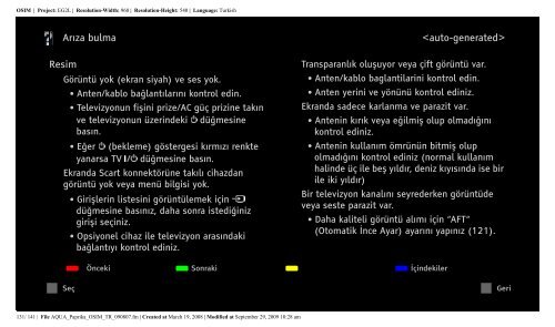 Sony KDL-40Z5800 - KDL-40Z5800 Istruzioni per l'uso Turco