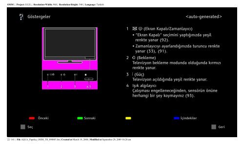 Sony KDL-40Z5800 - KDL-40Z5800 Istruzioni per l'uso Turco