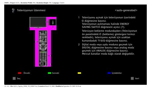 Sony KDL-40Z5800 - KDL-40Z5800 Istruzioni per l'uso Turco