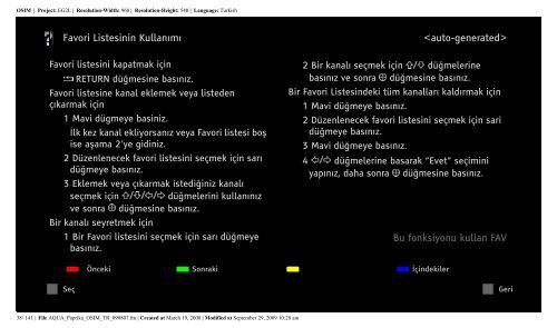 Sony KDL-40Z5800 - KDL-40Z5800 Istruzioni per l'uso Turco