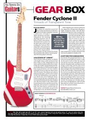 Guitar One review of Fender Cyclone II Electric
