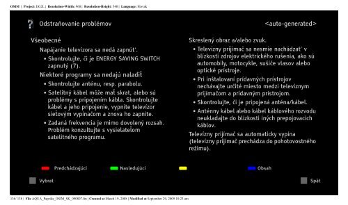 Sony KDL-40Z5800 - KDL-40Z5800 Istruzioni per l'uso Slovacco