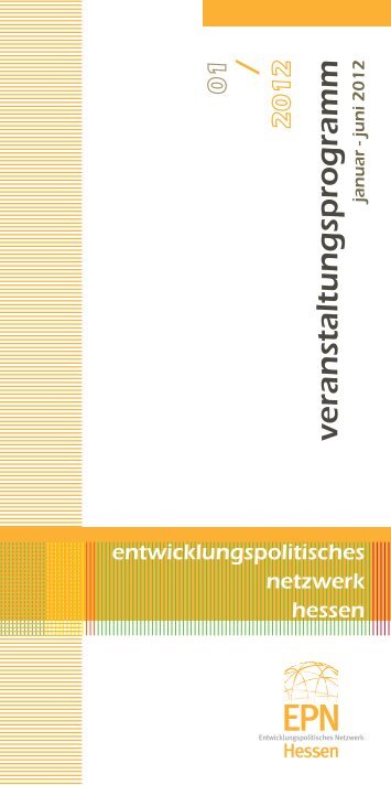 EPN-Hessen Veranstaltungsprogramm 01/2012