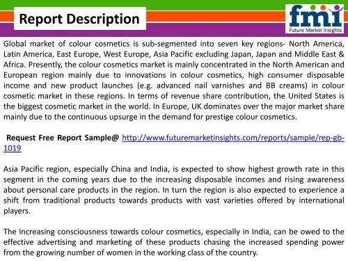 Global Colour Cosmetics Market